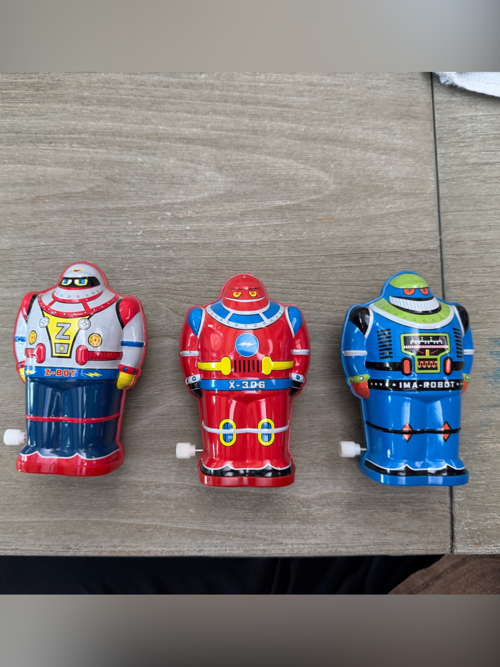 Schylling Tin Robots - set of 3